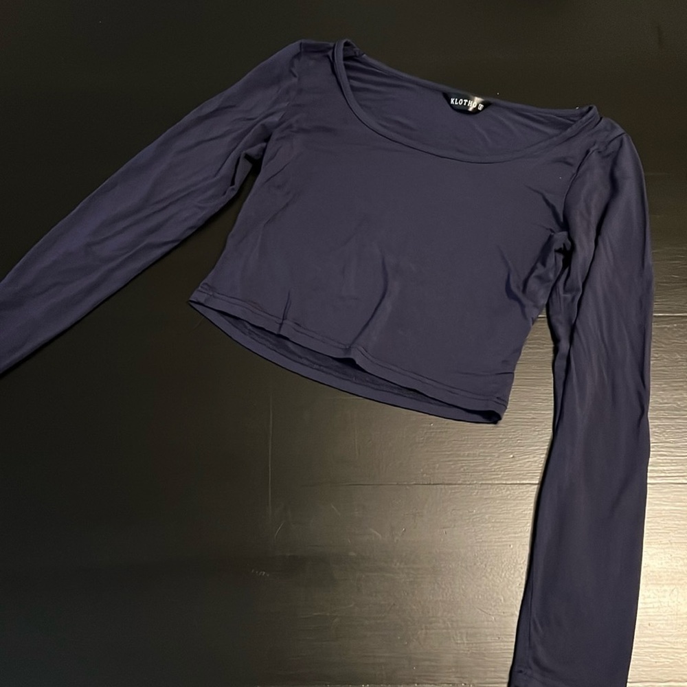 Klotho‎ long sleeve yoga crop top